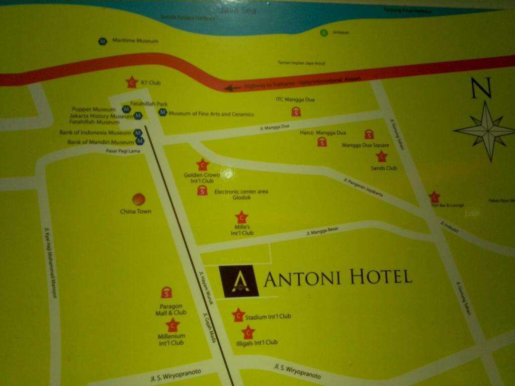 Antoni Hotel Jakarta Exterior photo